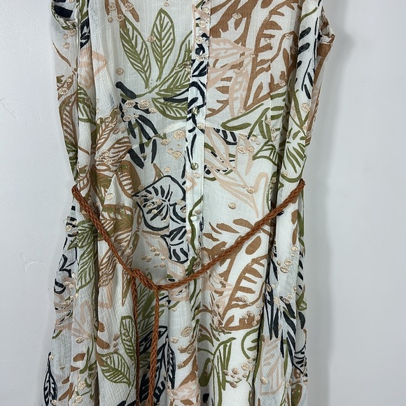 En Saison Nina Tropical Print Mini Dress Large - Picture 9 of 14